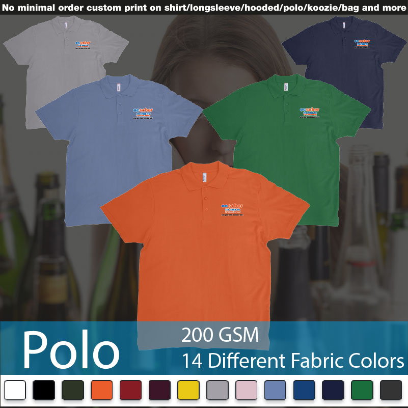 Ocsober Its Time To Lose The Booze Bali Australia Polo Shirts Samples On Demand Printing Bali