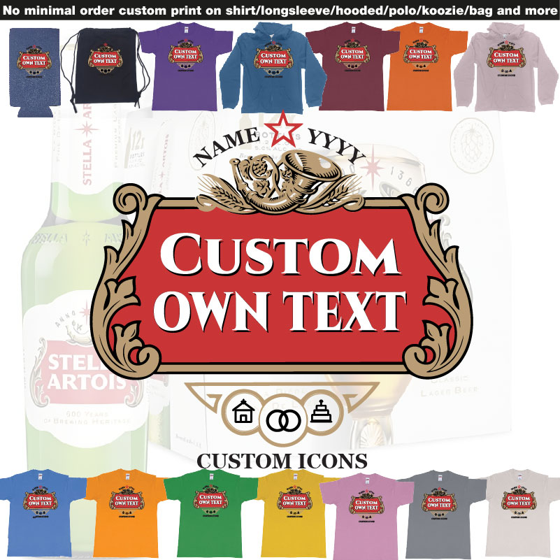 Stella Artois Logo Custom Icons Text Design 02 Overview Design Samples